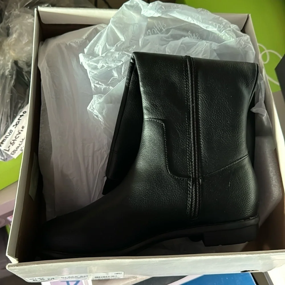 Style & Co. Style & Co. Womens Olliee Faux Leather Tall Knee-High Boots